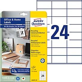 AVERY Zweckform, Avery Zweckform - Etiketten, 70x36mm, Weiss