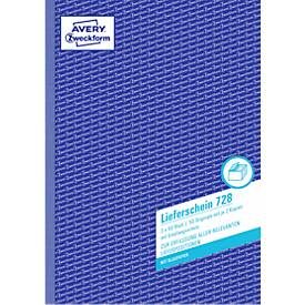 AVERY Zweckform, AVERY Zweckform Lieferscheine 728 DIN A4 Perforiert N/A 50 Blatt
