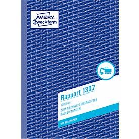 AVERY Zweckform, AVERY Zweckform Rapport 1307 Weiss A5 Perforiert 100 Blatt