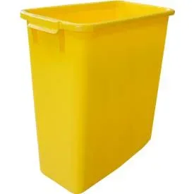 Abfallbehälter ohne Deckel, 60 Liter, gelb