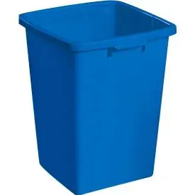 Abfallbehälter ohne Deckel, 90 Liter, blau