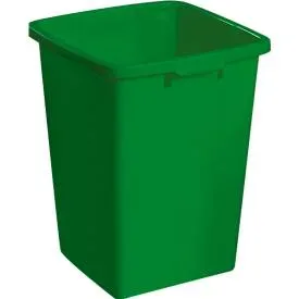 Abfallbehälter ohne Deckel, 90 Liter, grün