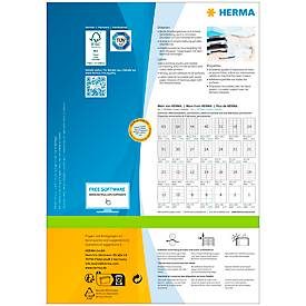 HERMA, HERMA Etiketten PREMIUM 99.1x38.1mm 4678 weiss,perm. 1400 St./100 Bl.