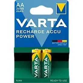 VARTA, Varta RECH.AC.Power AA2600mAh BLI2 Mignon (AA)-Akku NiMH 2600 mAh 1.2 V 2 St.