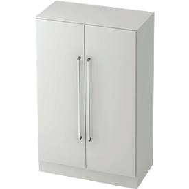 LIVIQUE, Aktenschrank Office Grau Holz 80 cm 42 cm 127 cm - Material: Holzwerkstoff - Aktenschrank