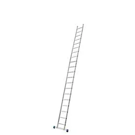 Alu-Anlegeleiter Stabilo, 20 Sprossen, mit Traverse
