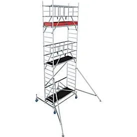 KRAUSE, KRAUSE® MONTO Alu-Faltgerüst ProTec XS, Arbeitshöhe 6.800 mm