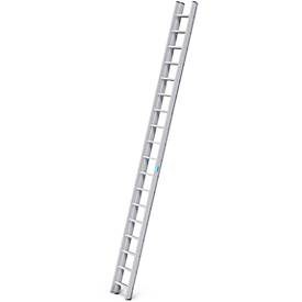 Alu-Schiebeleiter Stabilo, 2teilig, 2 x 18 Sprossen, mit Traverse und Trigon-Traverse