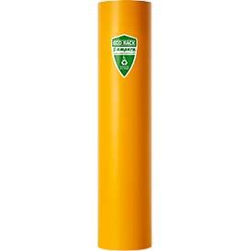 A.M.P.E.R.E., Regalstützenschutz a.m.p.e.r.e. ECO RACK, Tiefkühllager geeignet, Signalfarbe, recycelter Kunststoff, B 101-110 x H 600 mm