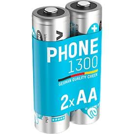 ANSMANN, Ansmann DECT maxE HR06 Mignon (AA)-Akku NiMH 1300 mAh 1.2 V 2 St.