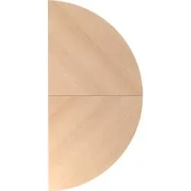 LIVIQUE, Anbautisch Office Braun Holz 160 cm - Farbe: eiche - Material: Holzwerkstoff - Anbautisch