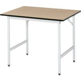 RAU höhenverstellbarer Werktisch Serie JERRY, HxBxT 800-850 x 1.000 x 800 mm, MDF Arbeitsplatte