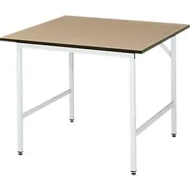 RAU, RAU höhenverstellbarer Werktisch Serie JERRY, HxBxT 800-850 x 1.000 x 1.000 mm, MDF Arbeitsplatte