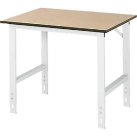 RAU höhenverstellbarer Werktisch Serie TOM, HxBxT 760-1.080 x 1.000 x 800 mm, MDF Arbeitsplatte