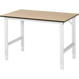 RAU, RAU höhenverstellbarer Werktisch Serie TOM, HxBxT 760-1.080 x 1.250 x 800 mm, MDF Arbeitsplatte