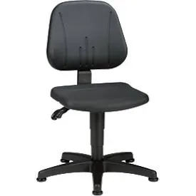 Arbeitsdrehstuhl 9650, Integralschaum, Gleiter, schwarz