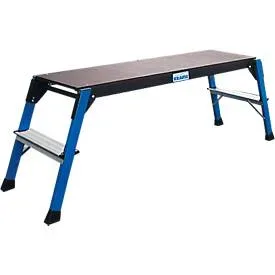 KRAUSE® MONTO Klappbare Arbeitsplattform aus Aluminium, Standhöhe 0,45 m