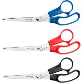 WESTCOTT, WESTCOTT Scheren Set B&uuml;ro 21cm E-3103000 blau/rot/schwarz 3 St&uuml;ck