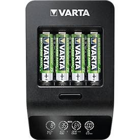 VARTA, Varta LCD Smart Charger+ 4x 56706 Rundzellen-Ladegerät NiMH Micro (AAA), Mignon (AA)