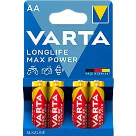 VARTA, VARTA Longlife Max Power 04706 101 404 AA/LR6 4 St&uuml;ck