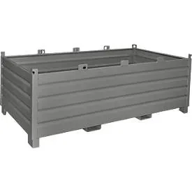 Bauer, Bauer® Sammelbehälter-System Typ SBS, Volumen 2 m³, RAL 7005 mausgrau