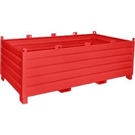 Bauer, Klappbodenbehälter SB 2000, rot
