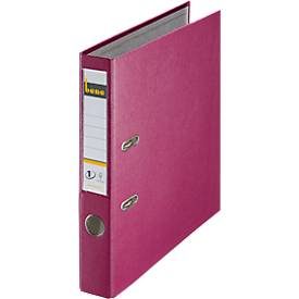 Bene, Bene No.1 Power Ordner A4 50 mm Brombeer 2 Ringe 291600 PP (Polypropylen) Hochformat