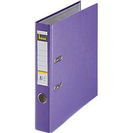 Bene, Bene No.1 Power Ordner A4 50 mm Violett 2 Ringe 291600 PP (Polypropylen) Glatt Hochformat
