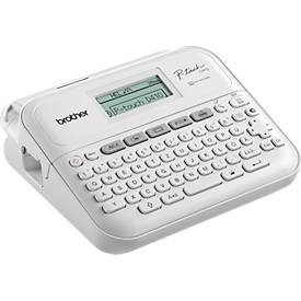 Brother, Brother - Beschriftungsgerät für das Homeoffice inkl. USB-Verbindung und Transportkoffer, Weiss