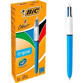 BIC, BIC Kugelschreiber 4 Colours 0.4mm 889969 mit Clip