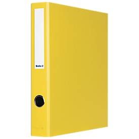 Biella, BIELLA Zeigebuch Dinor-Quatro 4cm 126444.20 gelb, 4-Ring A4