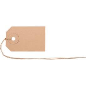 Biella, BIELLA Anh&auml;nge-Etiketten 35x55mm 561055.00 braun 50 St&uuml;ck