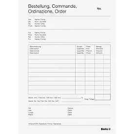 Biella, BIELLA Bestellschein COPY-BLOC D/F A5 510525.00 selbstdurchschreib. 50x2 Blatt