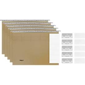 Biella, BIELLA H&auml;ngemappe-Set 271455.25 grau 5 St&uuml;ck