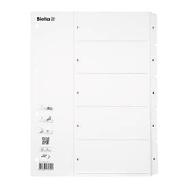 Biella, BIELLA Register Karton, SmartIndex A4 469405.01 1-5, weiss