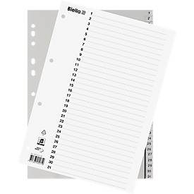 Biella, BIELLA Register PP grau A4 471431.00 1-31