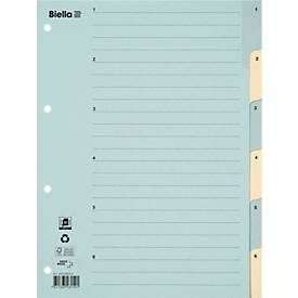Biella, BIELLA Register Karton farbig A4 462446.00 1-6
