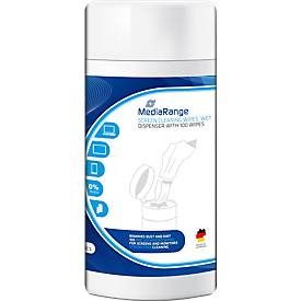 MediaRange - Bildschirm-Reinigungstücher, Blau, 250STK