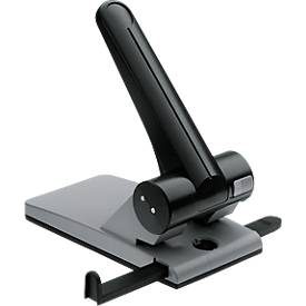 NOVUS, Novus Registraturlocher 025-0266 65 Bl. (80 g/m²) Lichtgrau, Tief-Schwarz 1 St.