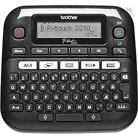 Brother, Brother P-touch D210 Beschriftungsgerät Geeignet für Schriftband: TZe 3.5 mm, 6 mm, 9 mm, 12 mm