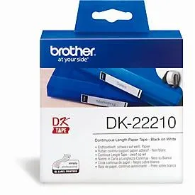 PTOUCH, PTOUCH Endlos-Etiketten 29mmx30.48m DK-22210 QL-500/550 Papier Rolle