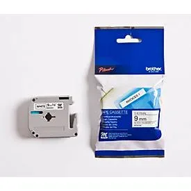 PTOUCH, PTOUCH Band, nicht lam. schwarz/weiss M-K221BZ zu PT-65/75/85/110 8m x 9 mm
