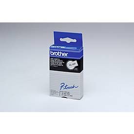 PTOUCH, PTOUCH Band, laminiert schwarz/weiss TC-201 PT-3000 12 mm