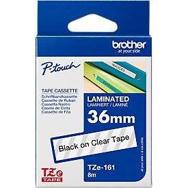 PTOUCH, PTOUCH Band, laminiert weiss/schwarz TZe-335 PT-1280VP 12 mm
