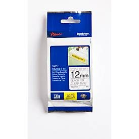 PTOUCH, PTOUCH Band, strong/adh. schwarz/klar TZe-S131 PT-300 12 mm
