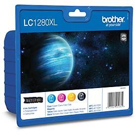 Brother, BROTHER Valuepack Tinte HY CMYBK LC-1280VA MFC-J6510DW 2400/1200 S.