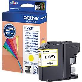 Brother, BROTHER Tintenpatrone yellow LC-223Y MFC-J5620DW 550 Seiten