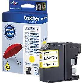 Brother, BROTHER Tintenpatrone yellow LC-225XLY MFC-J5620DW 1200 Seiten