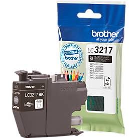 Brother, BROTHER Tintenpatrone schwarz LC-3217BK MFC-J6530DW 550 Seiten