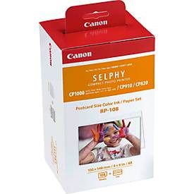 Canon, CANON Farbtinte/Papierset 10x14.8cm RP-108 CP 820/910/1000 108 Blatt